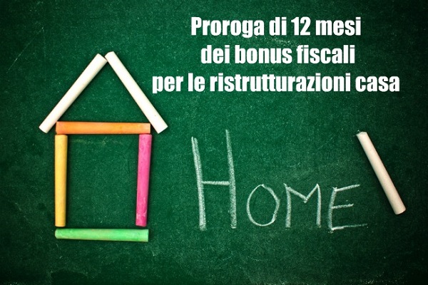 Proroga Di 12 Mesi Dei Bonus Fiscali Casa - Blogmamma.it : Blogmamma.it