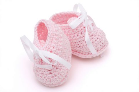 scarpine per neonato rosa