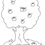 disegni-colorare-stampare-bambini-albero-frutta