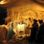 arrivo dei Magi al presepe vivente di Gudo Gambaredo