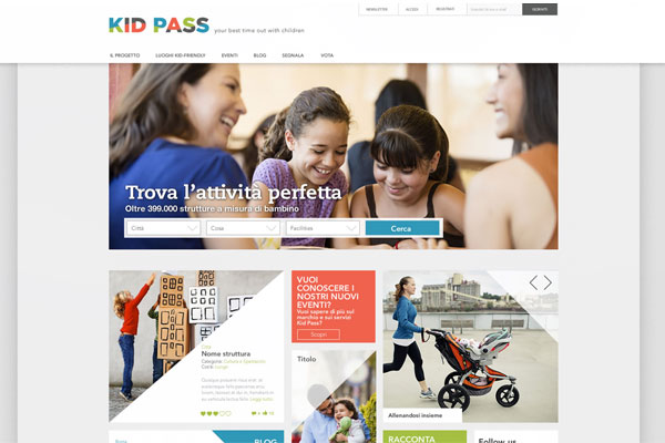 Piattaforma online Kid Pass