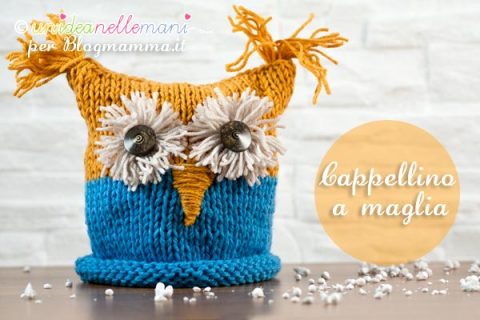 cappello a maglia per bambini