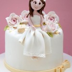 torte per la prima comunione per bambina__bambolina_Alessandra Cake Designer