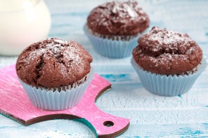 Muffin al cioccolato per bambini senza burro e latte_ricetta facile