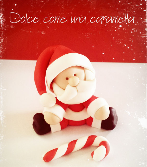 dolci decorati pasta di zucchero per Natale