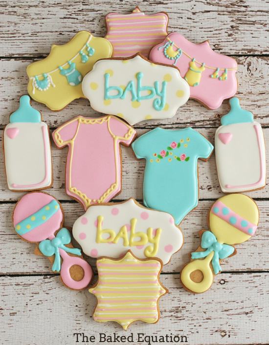 Biscotti decorati battesimo bambina