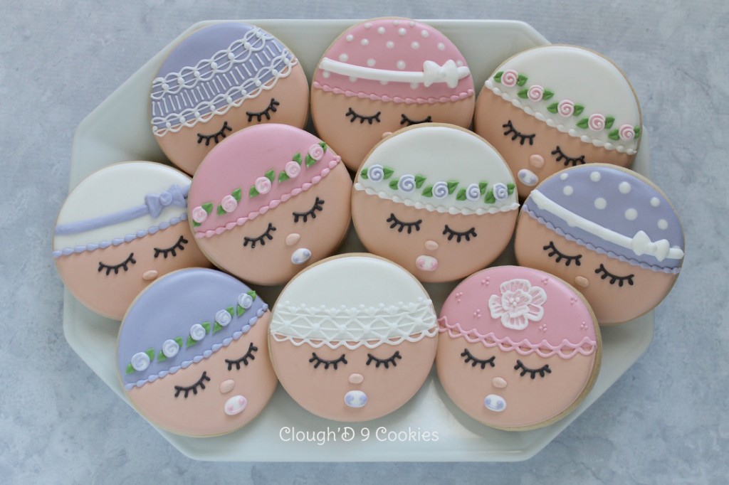 Biscotti decorati battesimo bambina_viso bebe