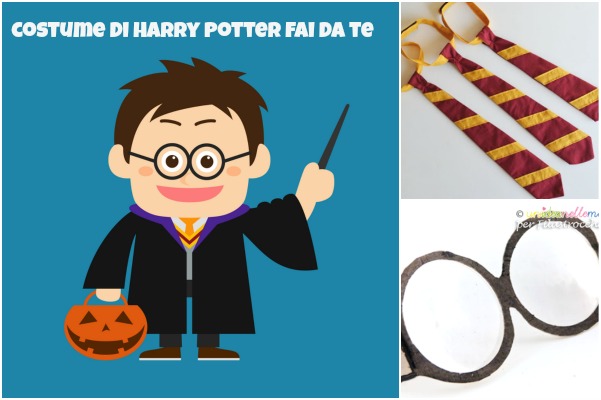Costume di Harry Potter fai da te ideale per Halloween e Carnevale
