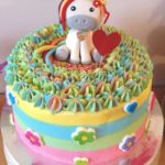 torte unicorno per feste di compleanno bambini con sfumature ganache